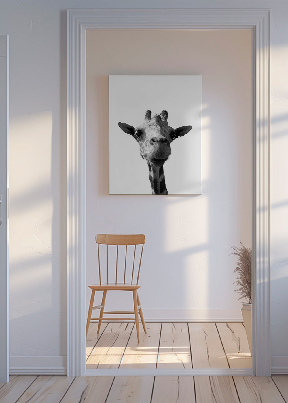 Obraz żyrafa zbliżenie portretowe