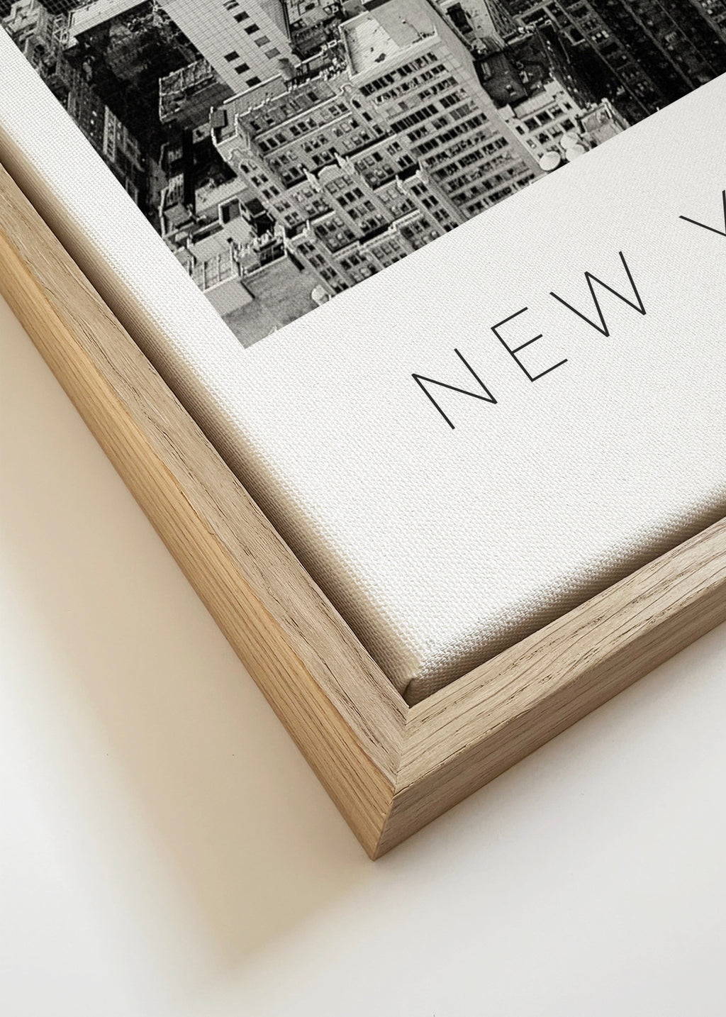 New York City - Framed canvas detail