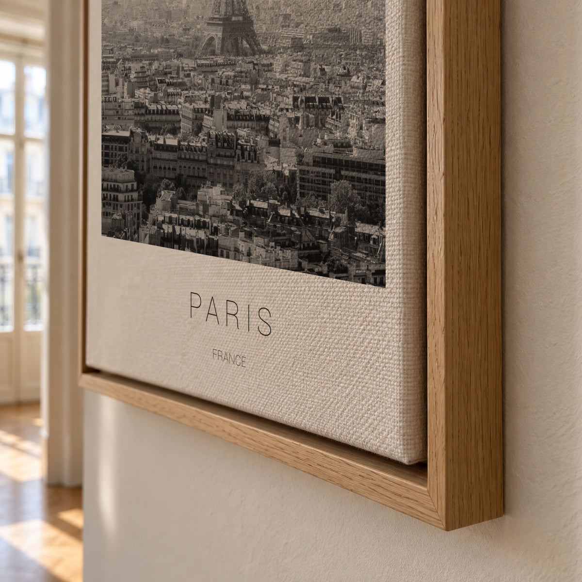 Paris - Framed canvas detail