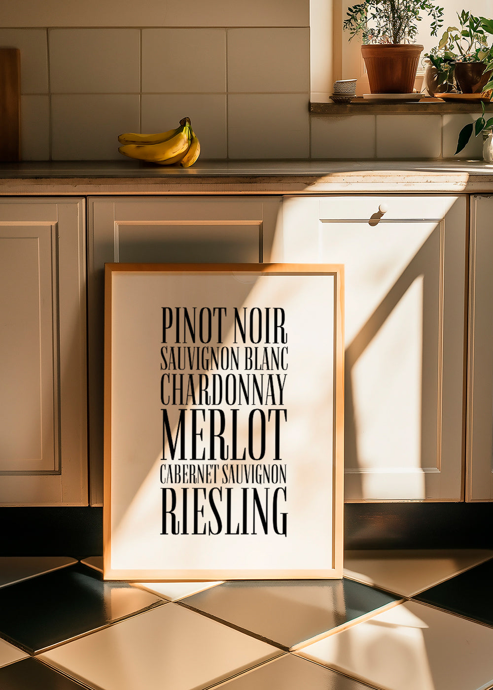 Sztuka do kuchni: typograficzny plakat wina