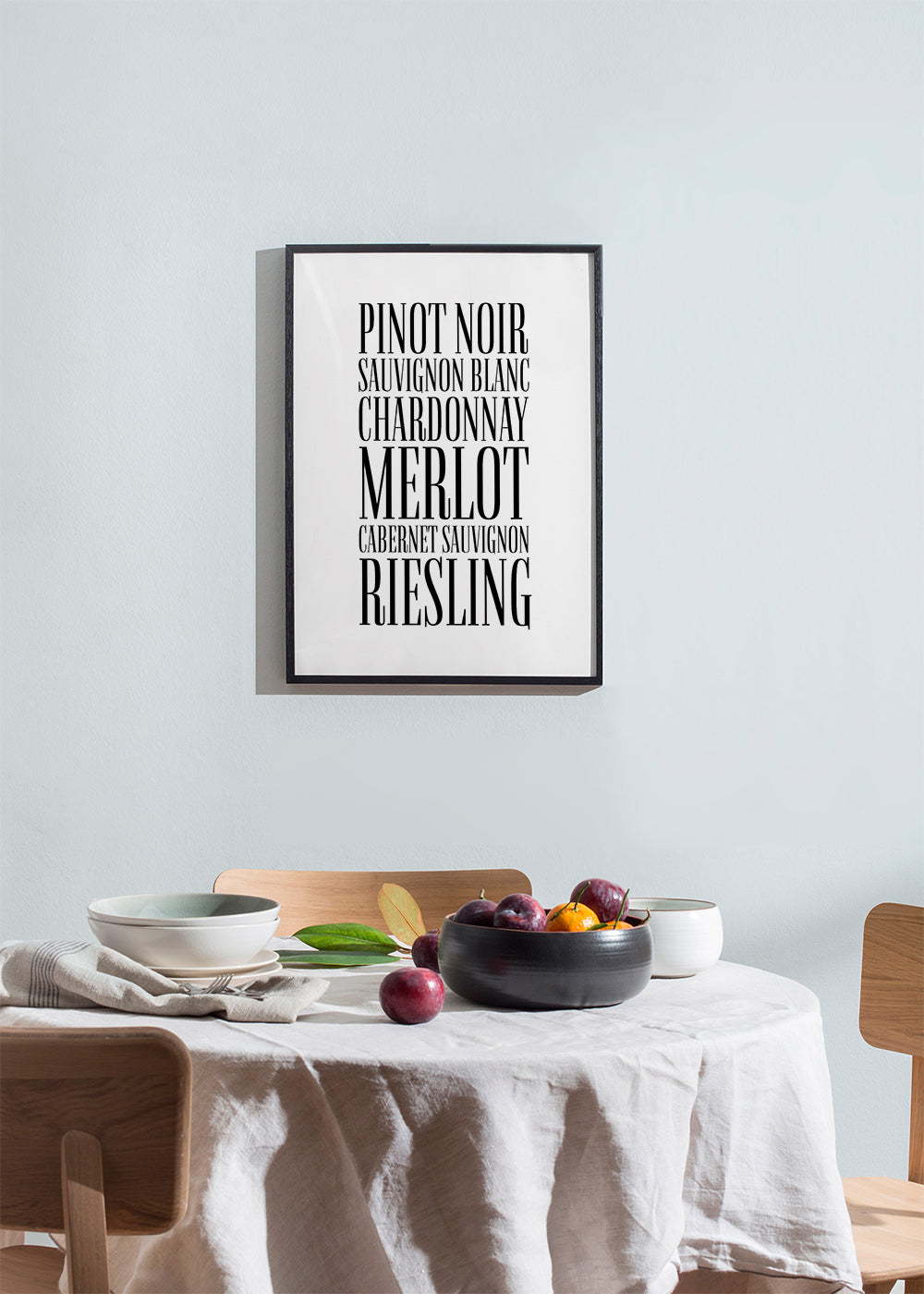 Sztuka do kuchni: typograficzny plakat wina