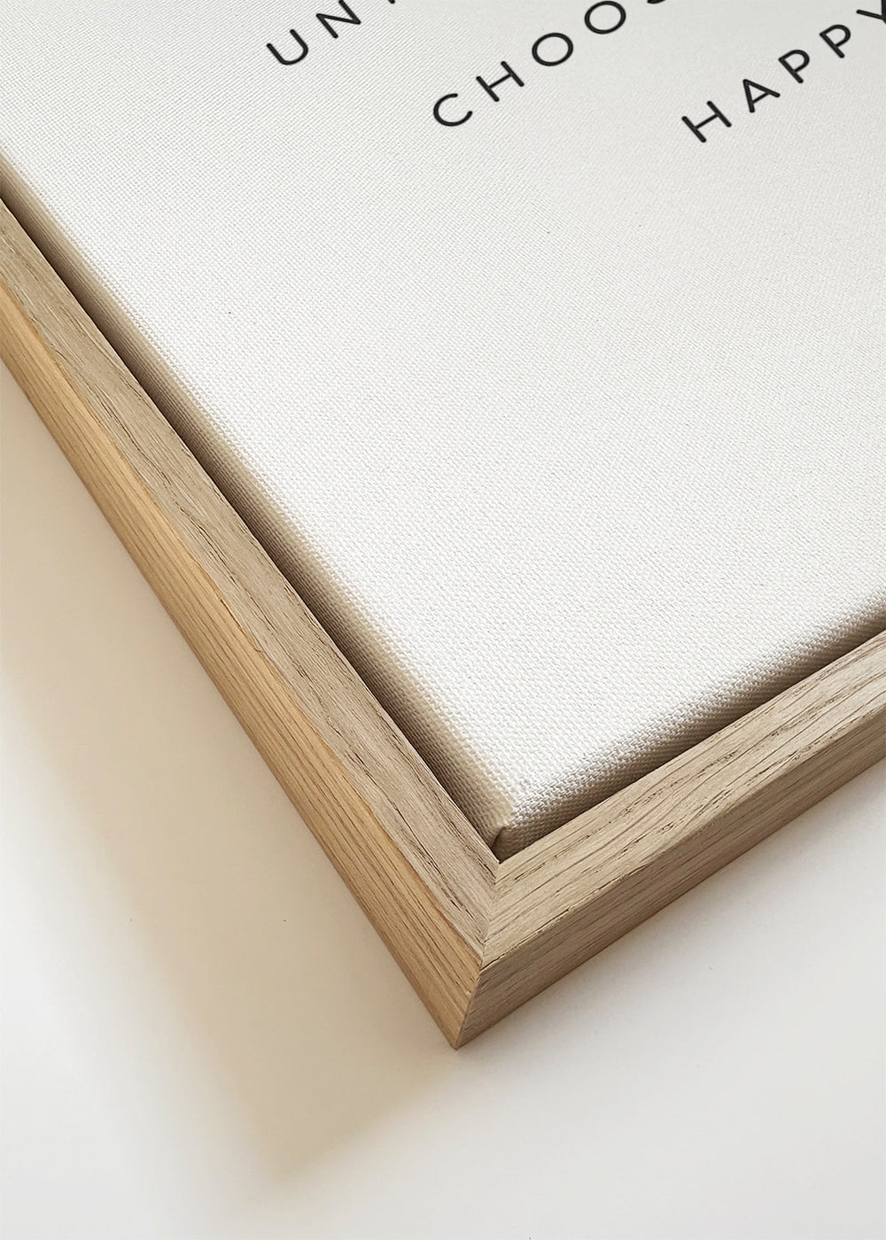 Minimalistyczny plakat z cytatem typograficznym