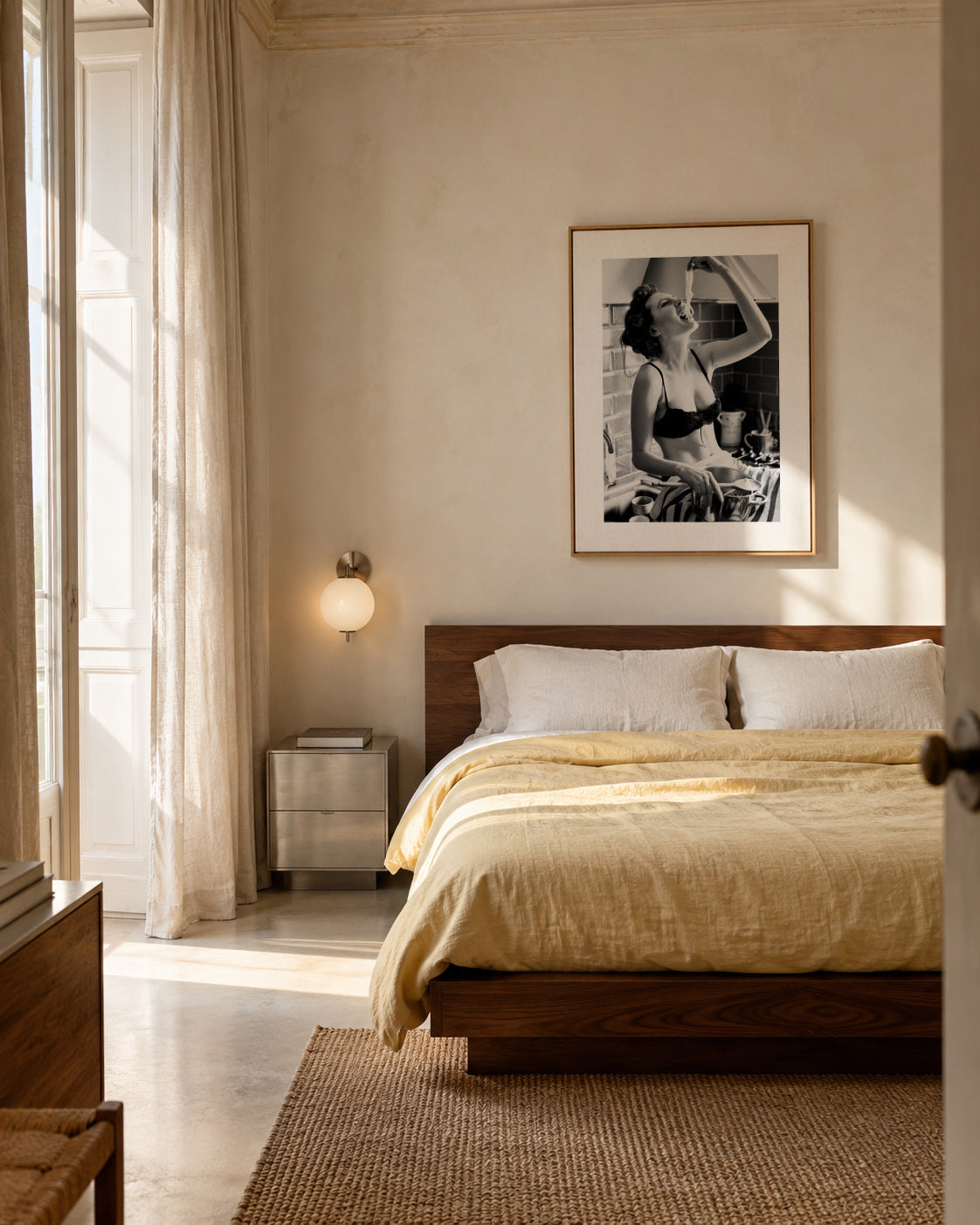 Pasta lover - Framed canvas in an interior