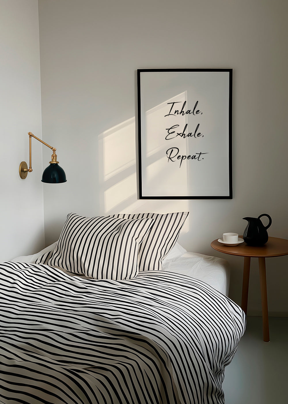 Relaksujący projekt z frazą typograficzną