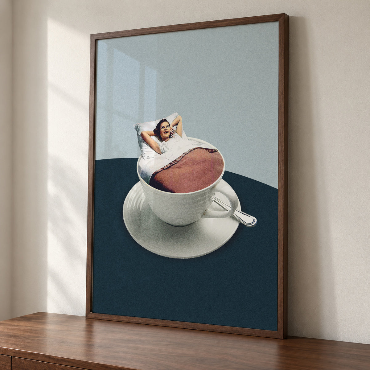 Morning rituals - Framed poster detail