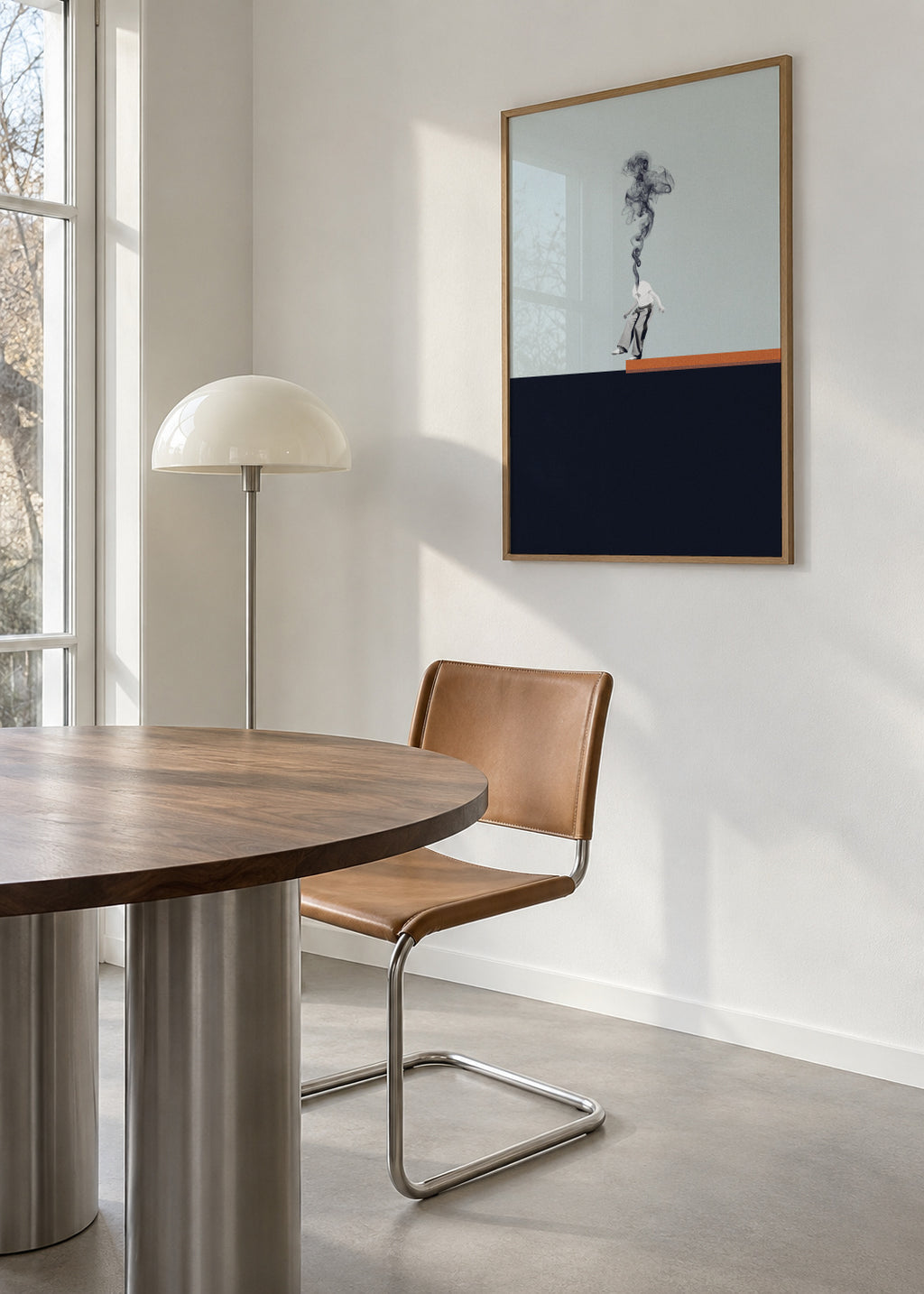 Hard decisions - Framed poster in an interior