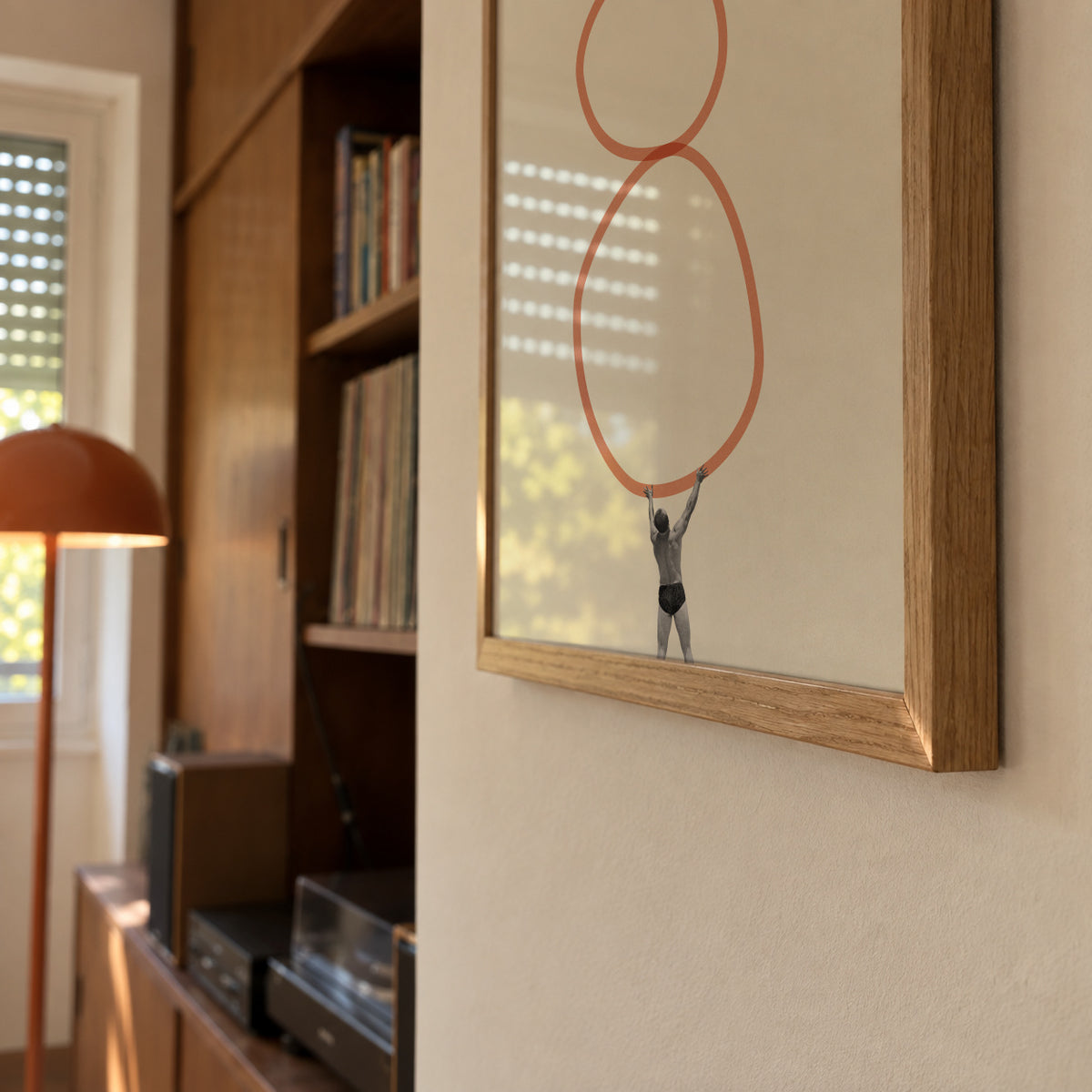 You make me feel everything - Framed poster detail
