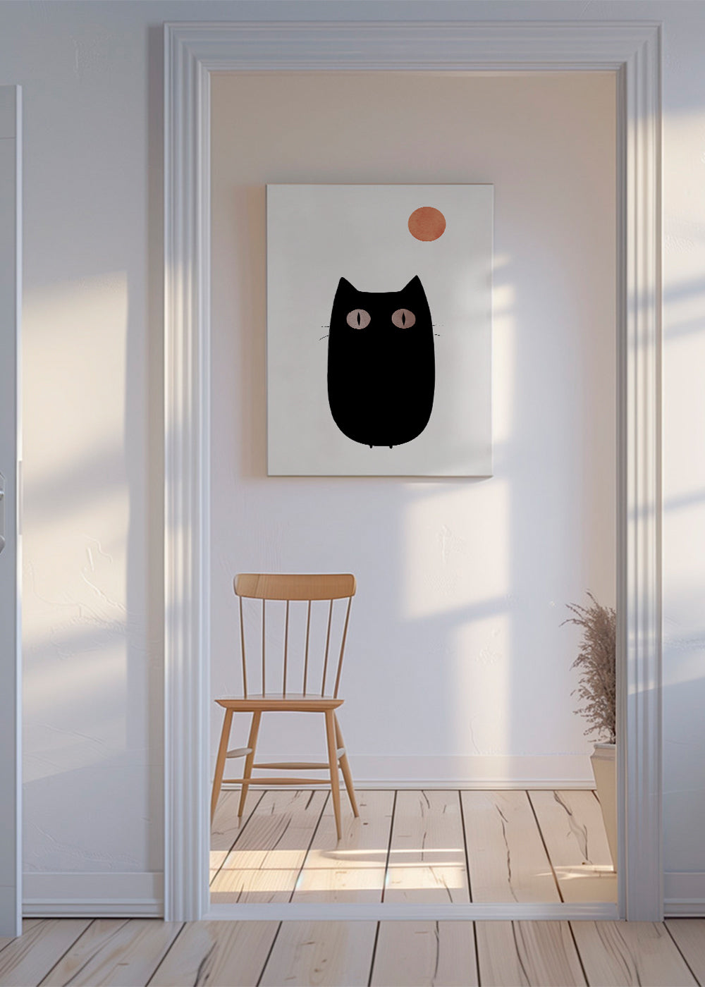 Minimalistyczny kot