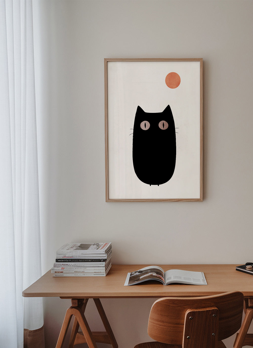 Minimalistyczny kot
