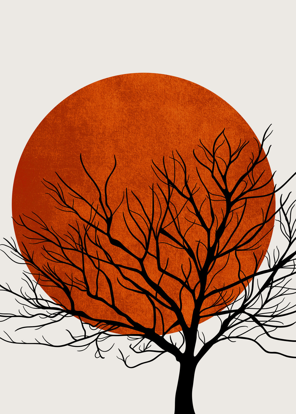 Warm sunset - Unframed art print