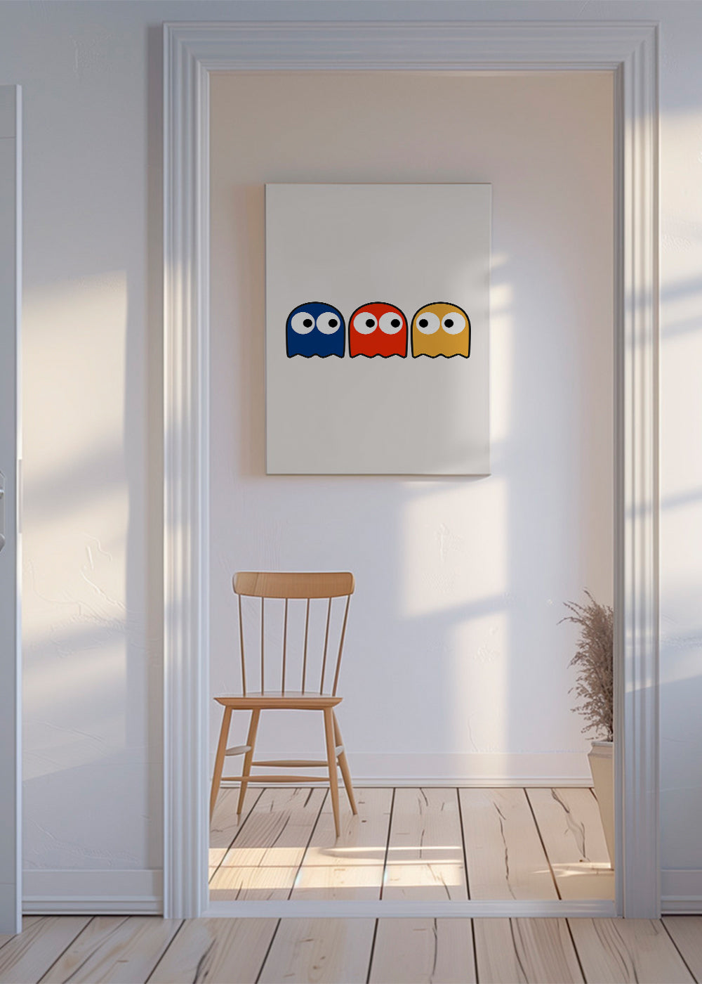 Plakat dziecięcy duchy RGB