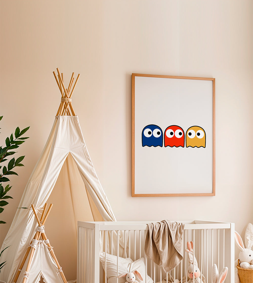 Plakat dziecięcy duchy RGB