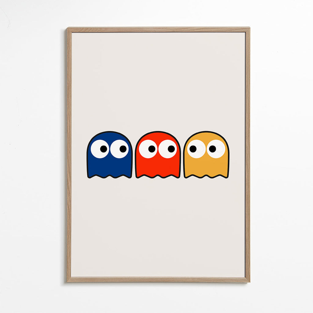 Plakat dziecięcy duchy RGB