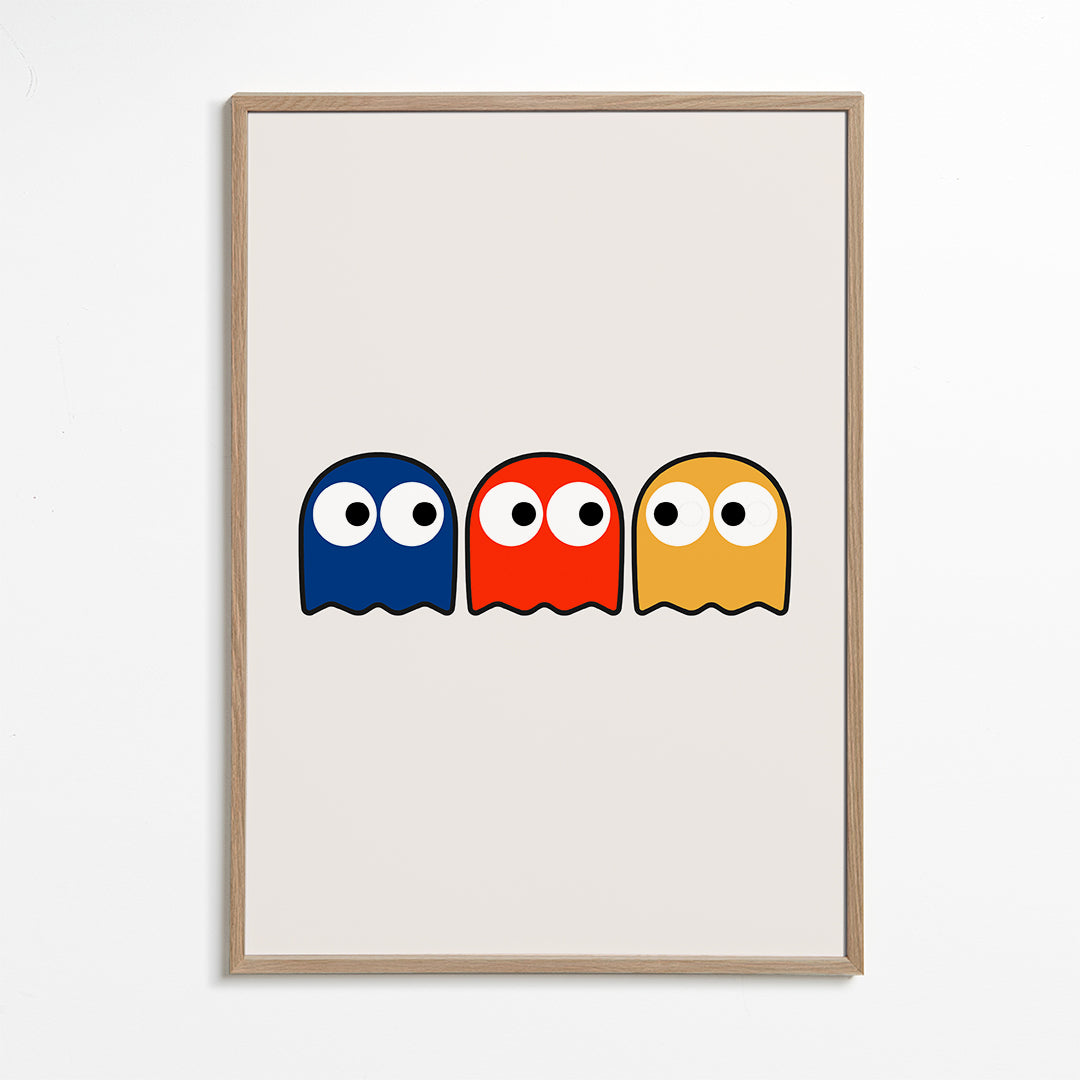 Plakat dziecięcy duchy RGB
