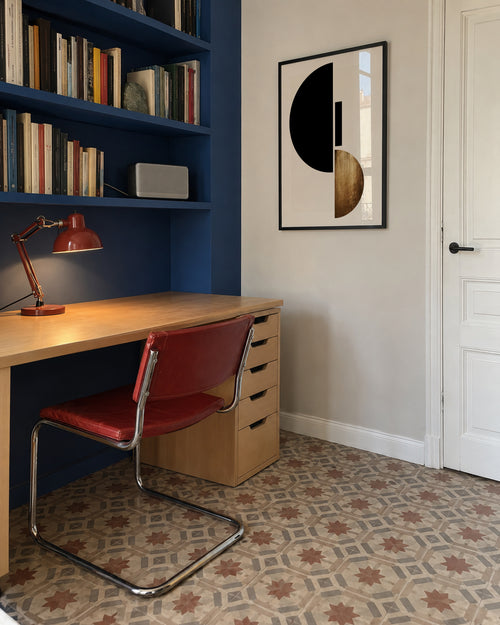 Shape No.3 - Framed poster in an interior