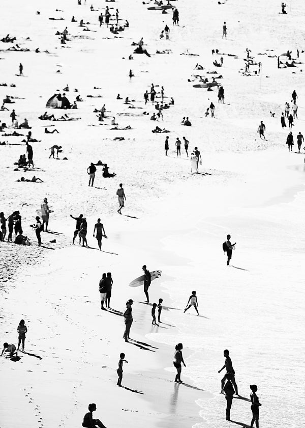 Obraz krajobraz plaża sylwetki