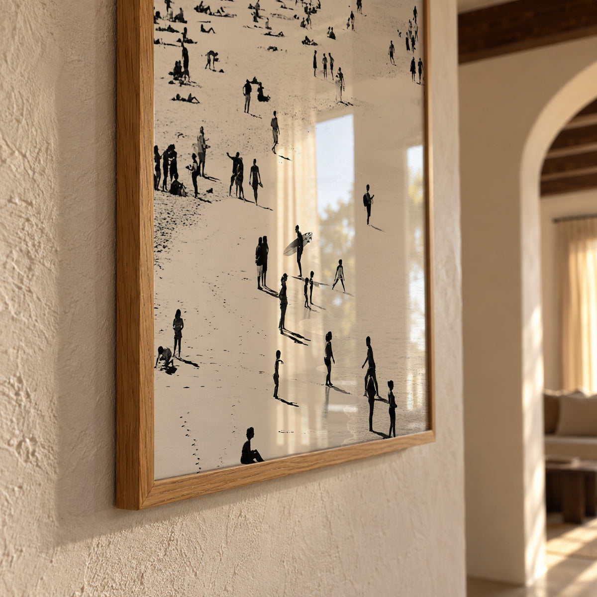 Beach People - Framed poster detail