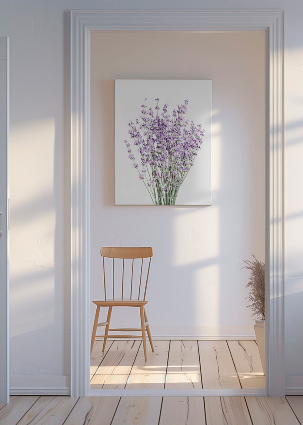 Plakat botaniczny: bukiet lawendy