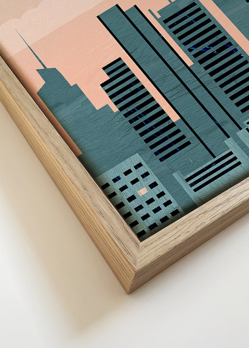 Plakat podróżniczy New York skyline ilustracja