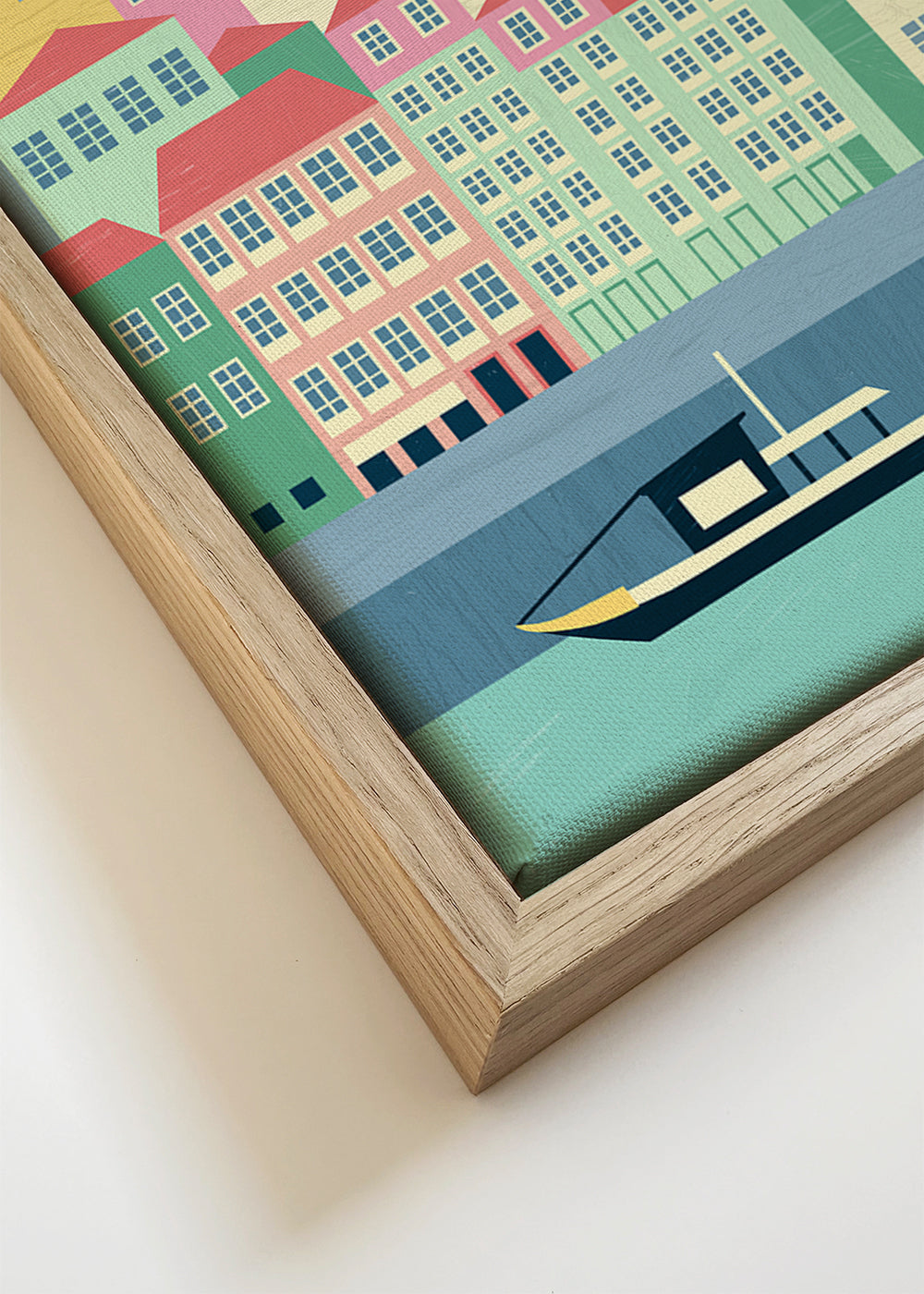 Plakat podróżniczy Porto ilustracyjny