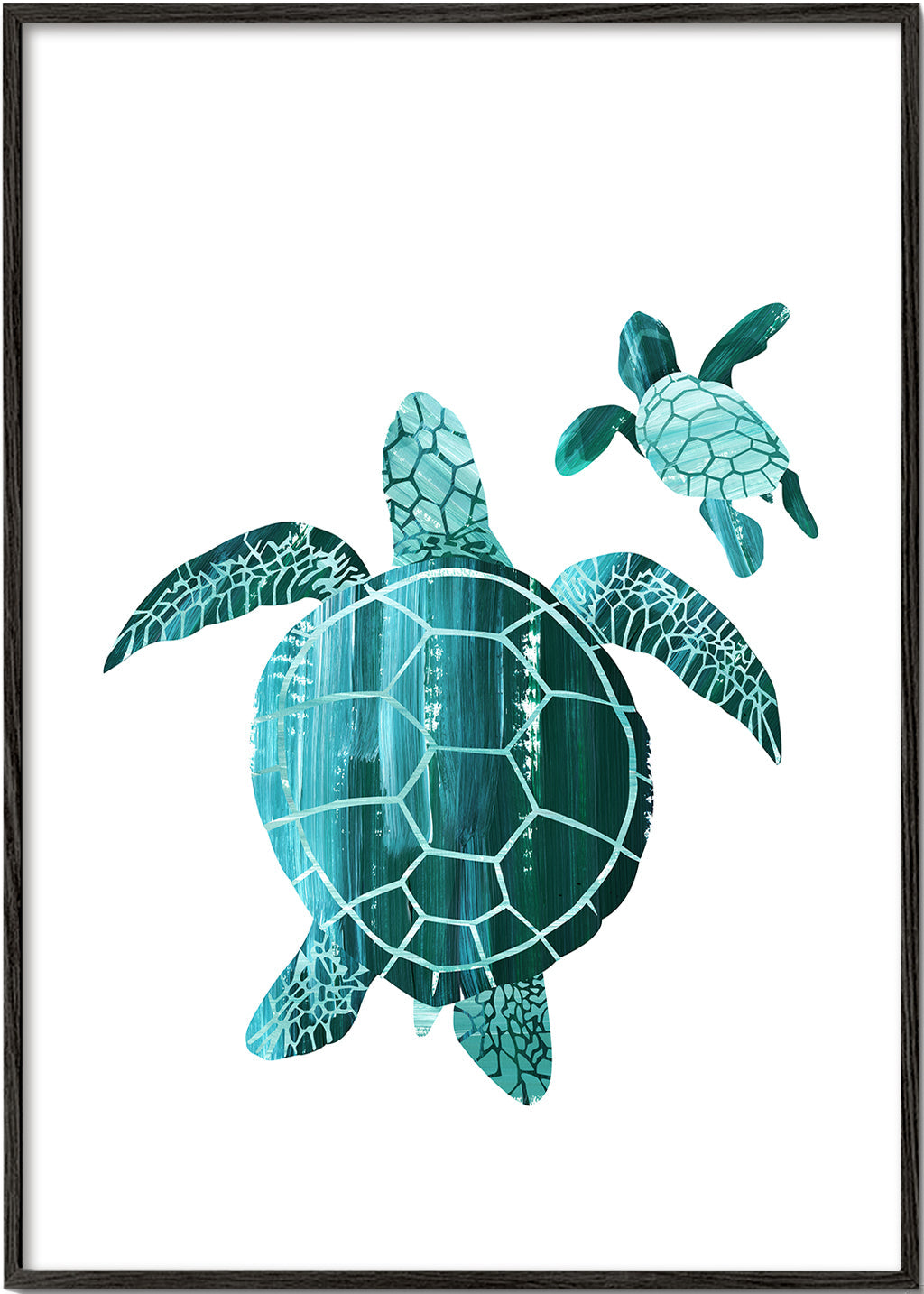 Ilustracja żółwia morskiego