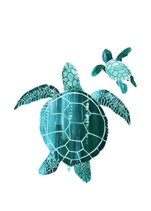 Ilustracja żółwia morskiego
