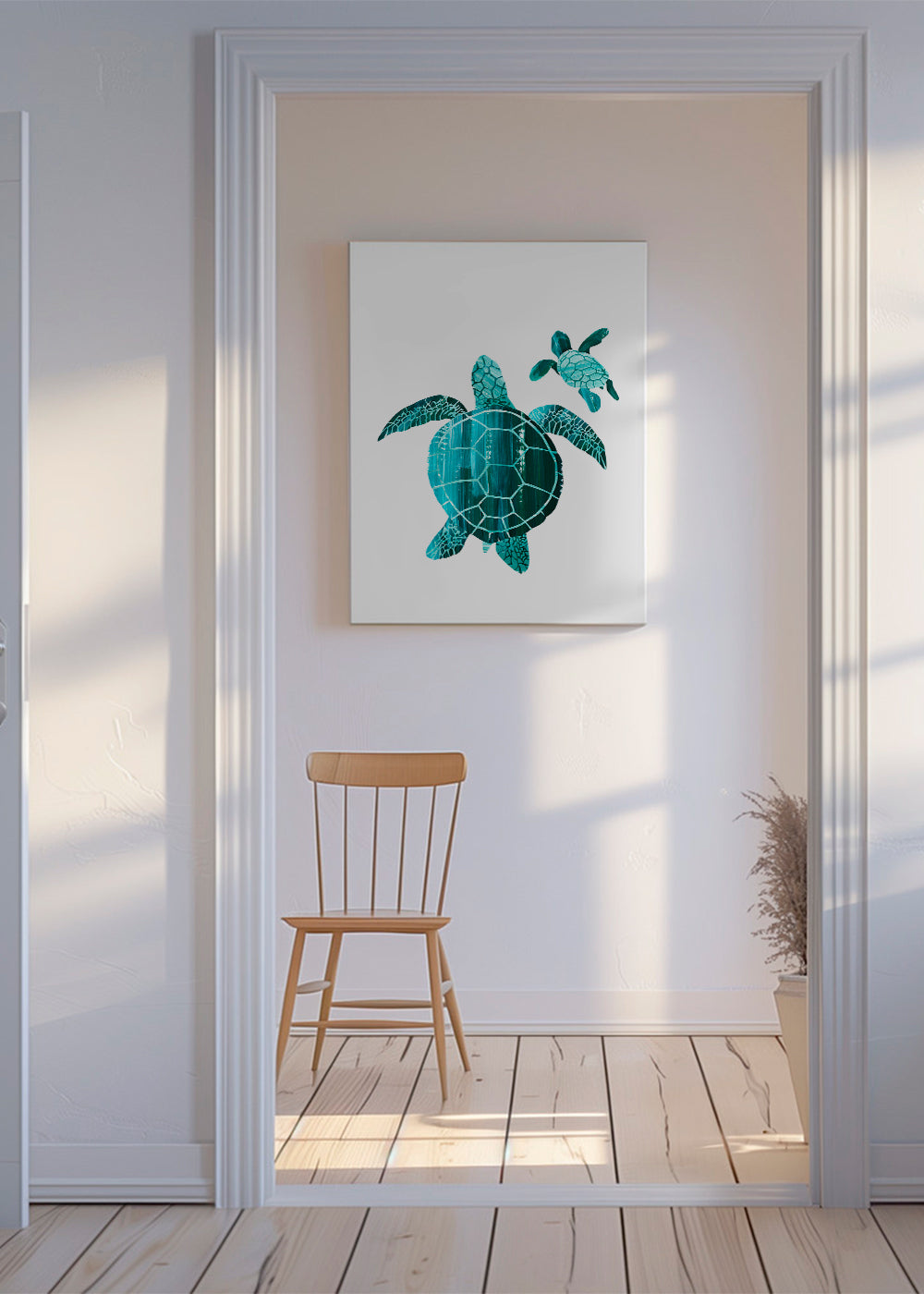 Ilustracja żółwia morskiego