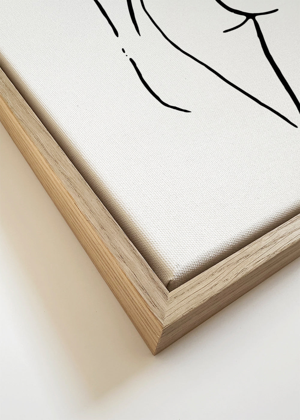 Minimalistyczna ilustracja ciała w liniach