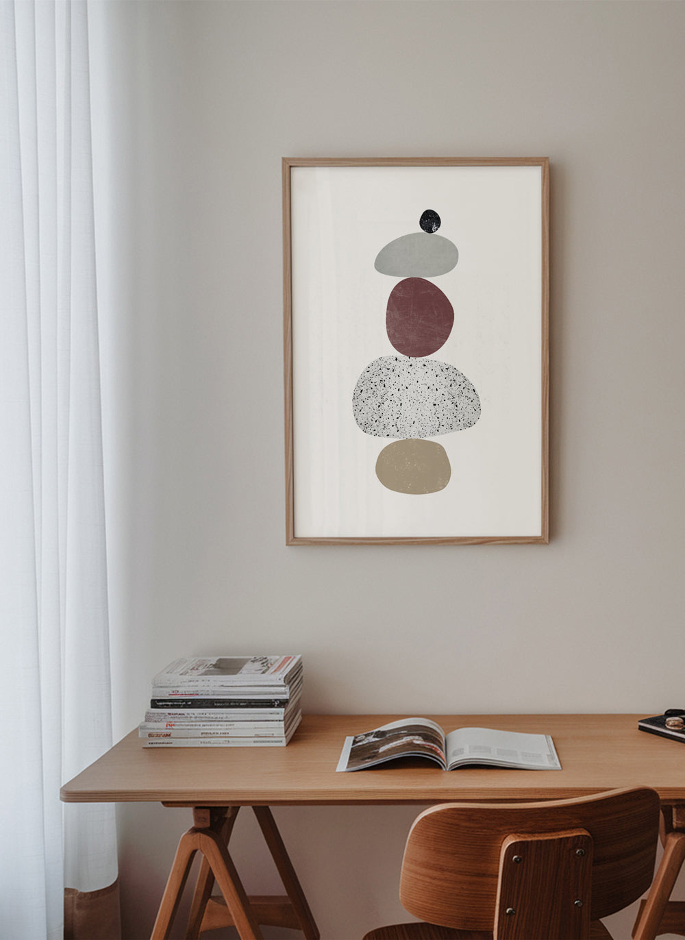 Relaksujący design: ułożone kamienie