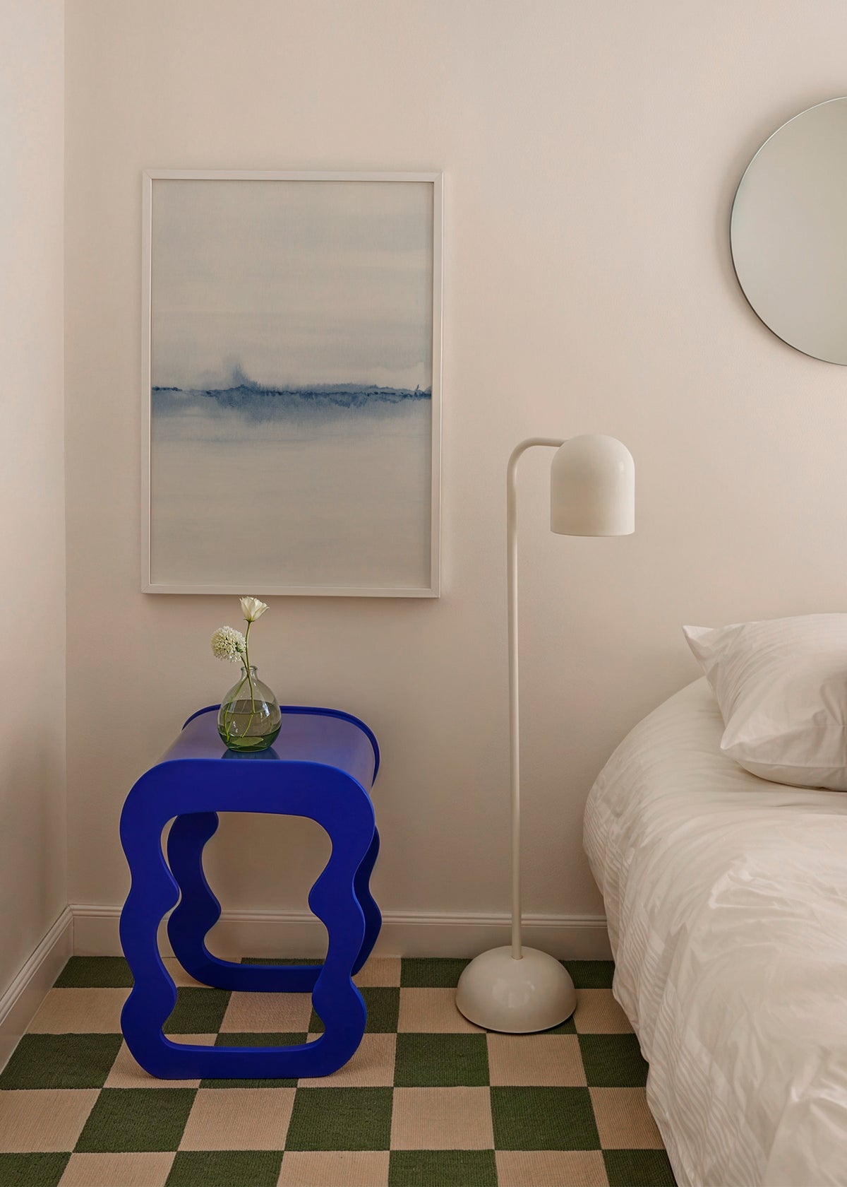 Watercolor Landscape N 29 - Framed poster in an interior