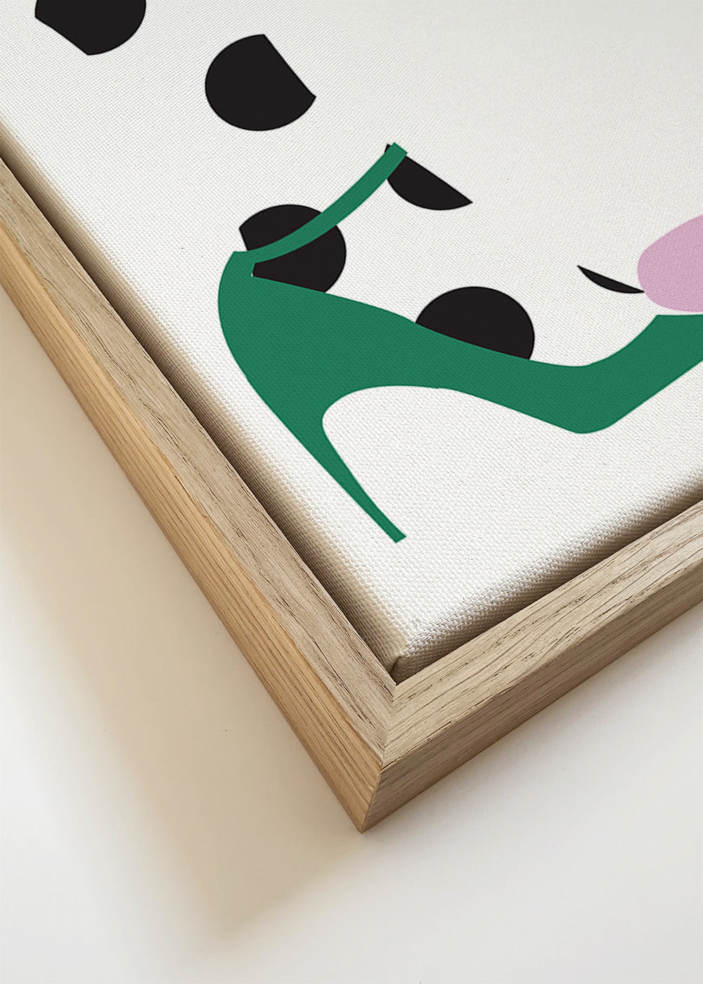 Ilustracja butów w groszki