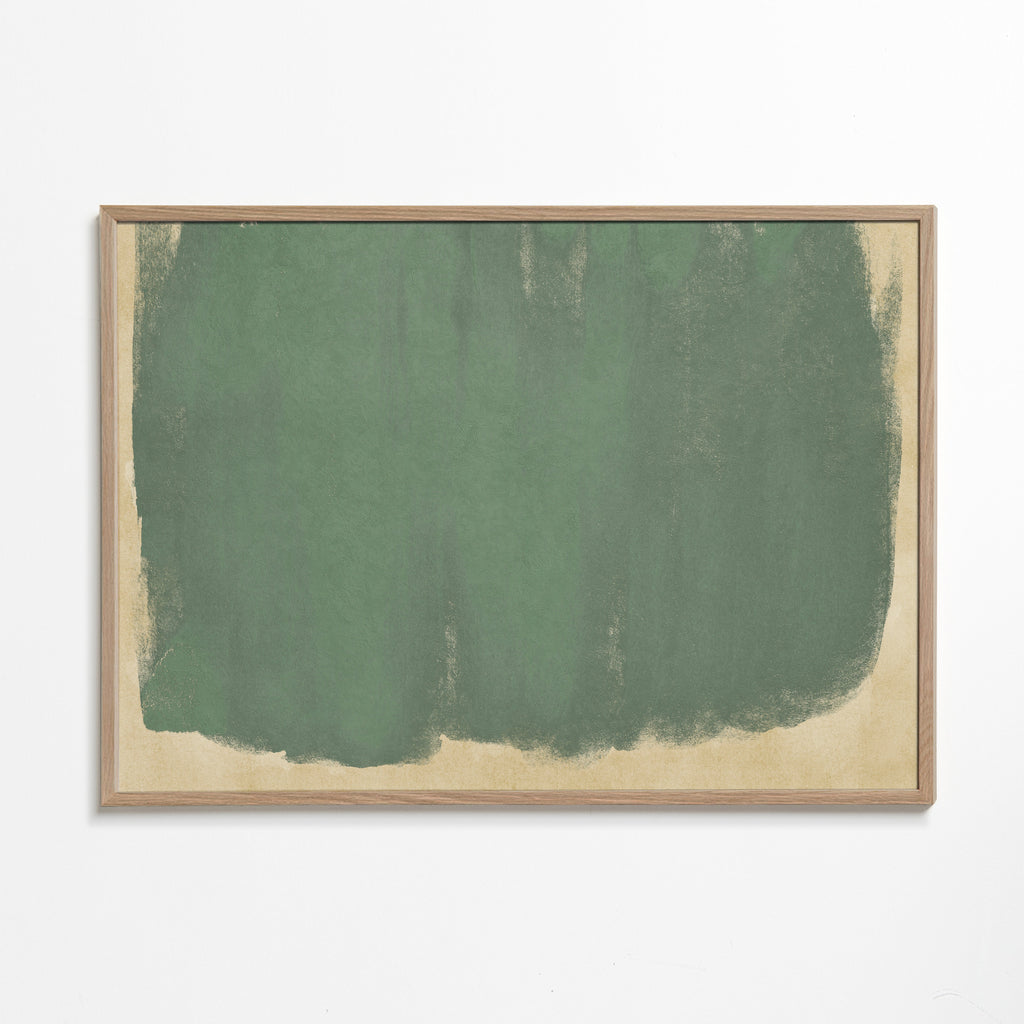 Minimalistyczny zielony obraz