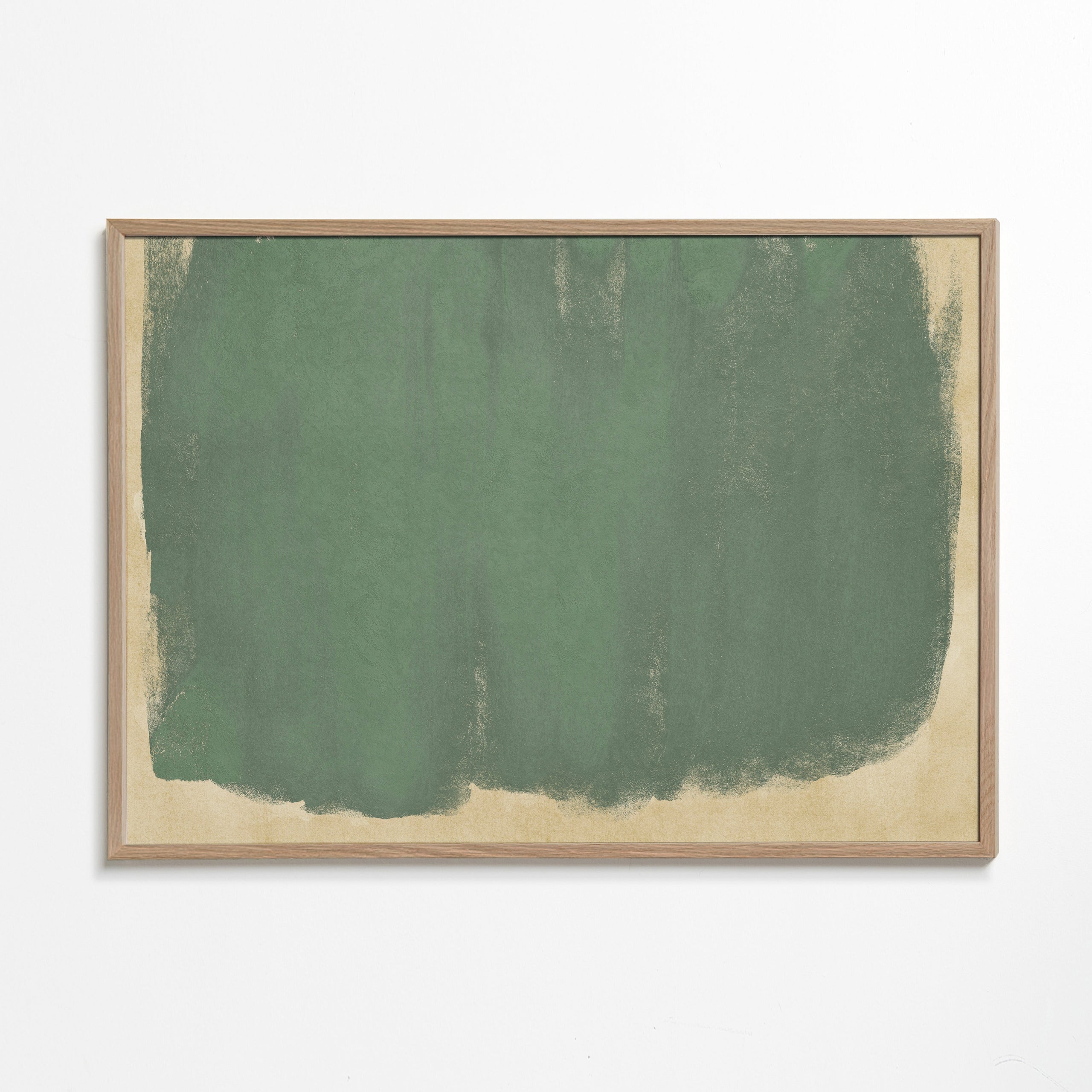 Minimalistyczny zielony obraz