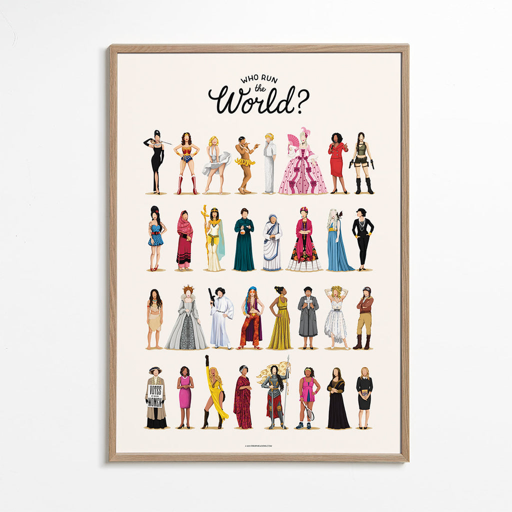 Ilustracja Kobiety: Ikony w Rzędach