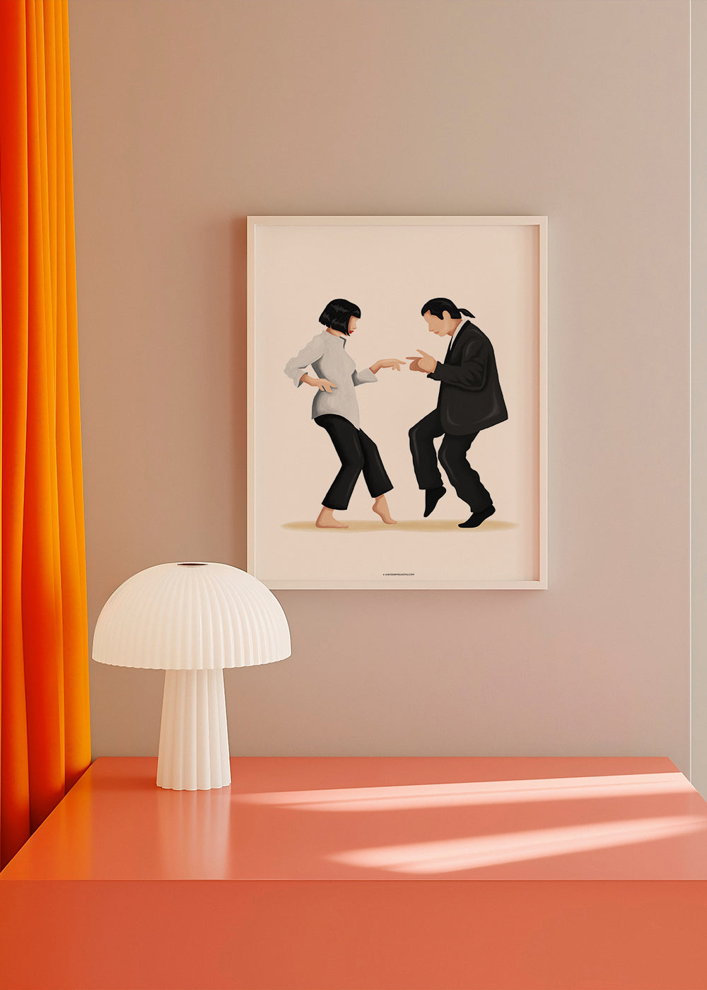 Ilustracja tańczącej pary
