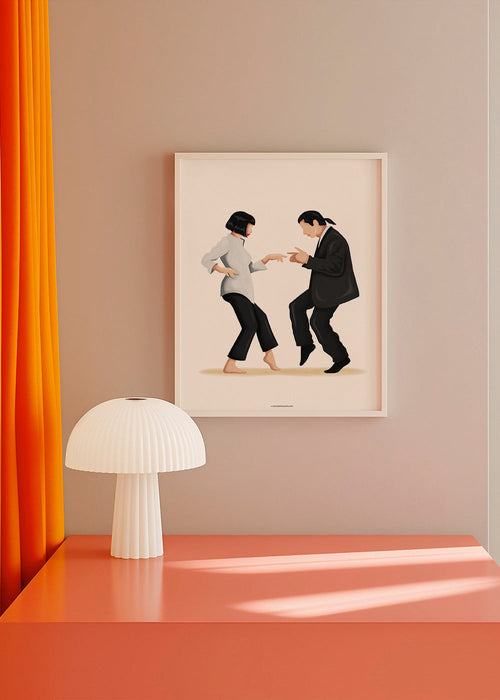 Ilustracja tańczącej pary