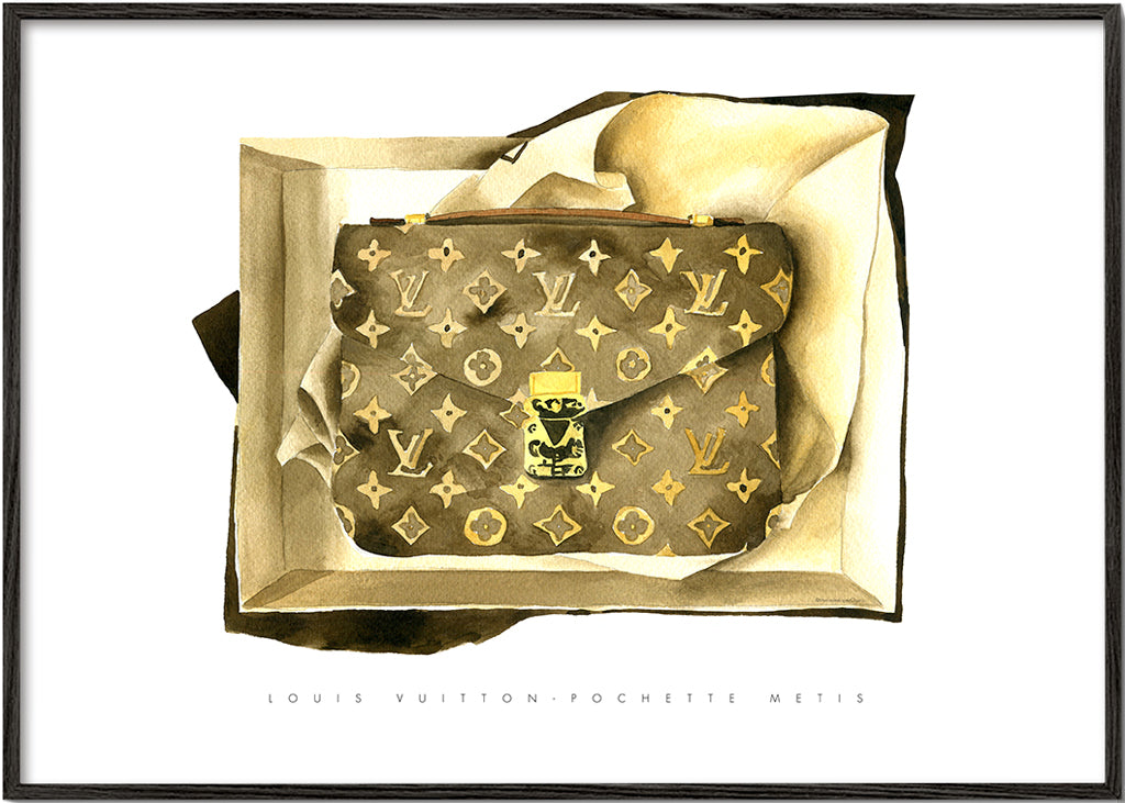 Ilustracja torebki Louis Vuitton