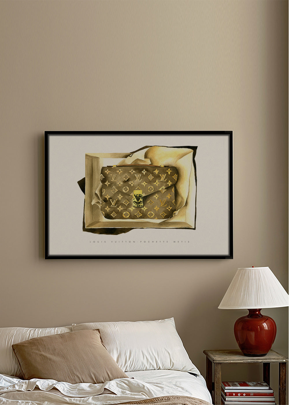 Ilustracja torebki Louis Vuitton