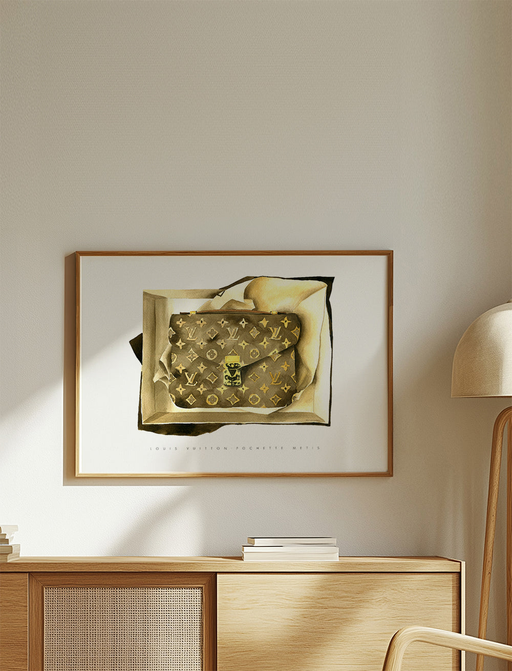 Ilustracja torebki Louis Vuitton
