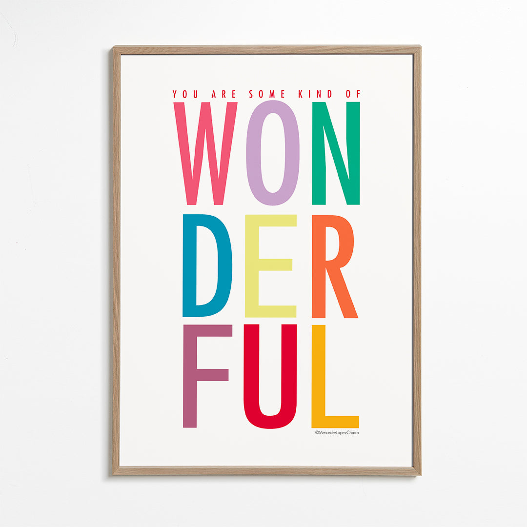 Ilustracja typograficzna z pozytywnym przesłaniem