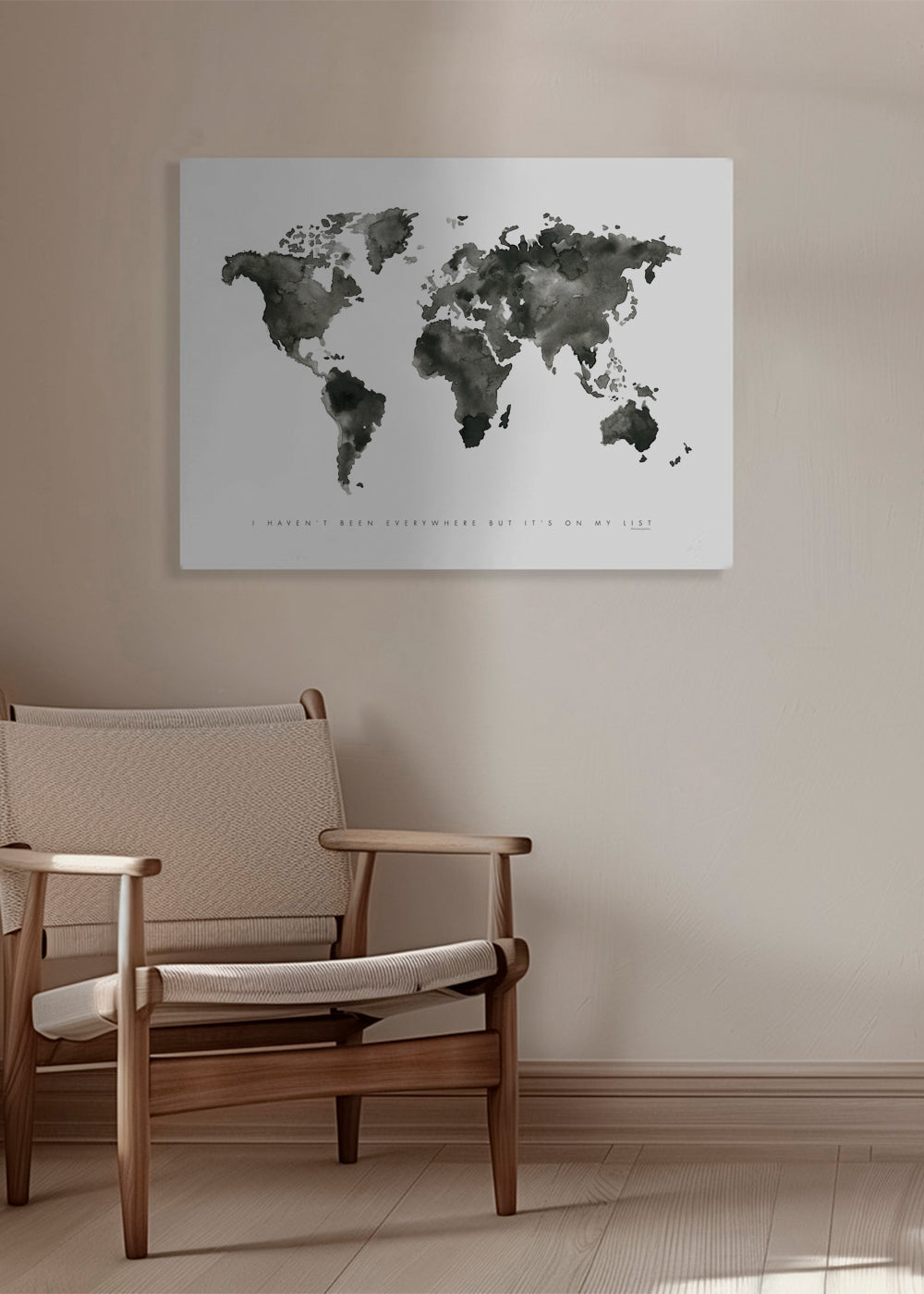 Plakat miast akwarela monochromatyczna