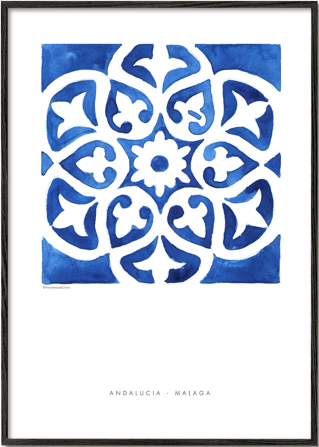 Sztuka do kuchni: płytka Malaga