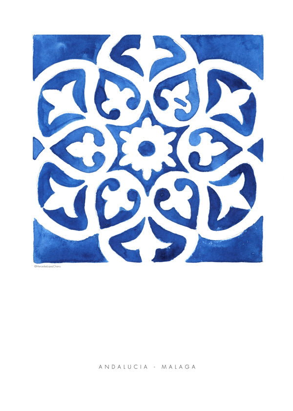 Sztuka do kuchni: płytka Malaga