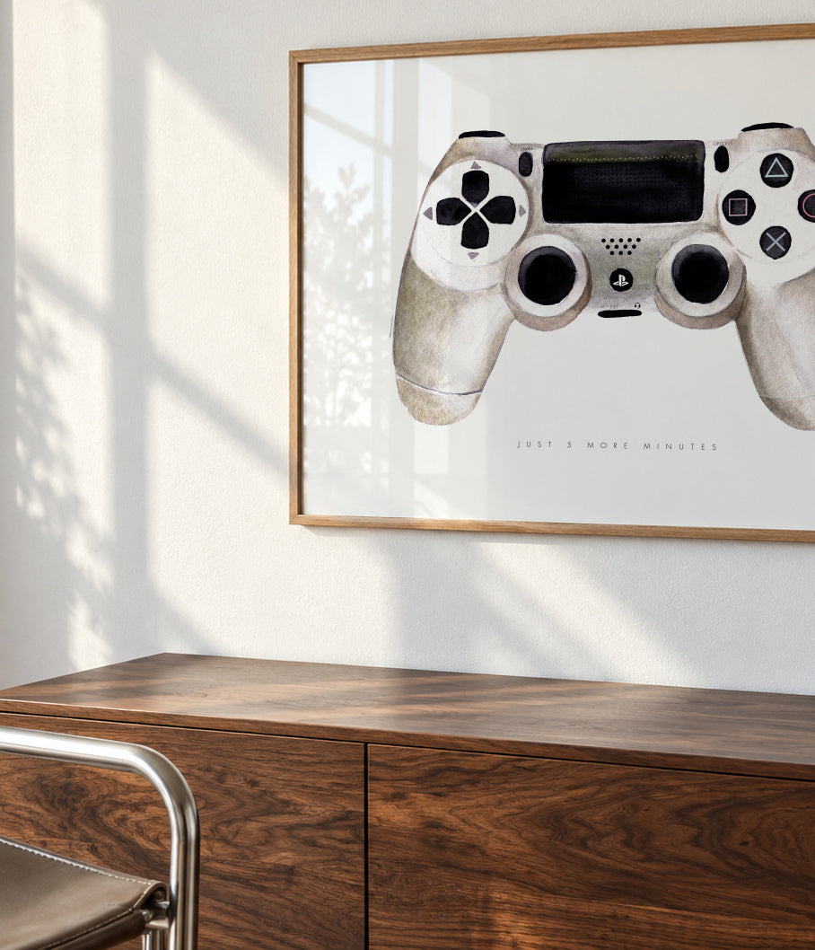 Just 5 - Framed poster detail