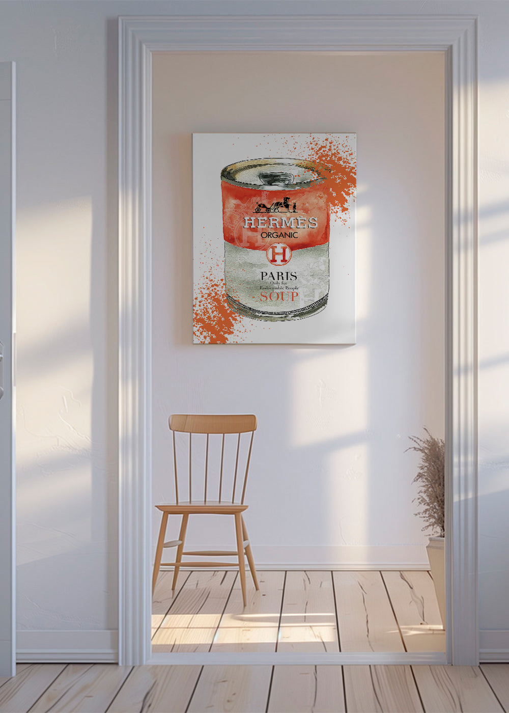 Sztuka do kuchni Hermès Soup ilustrowana puszka