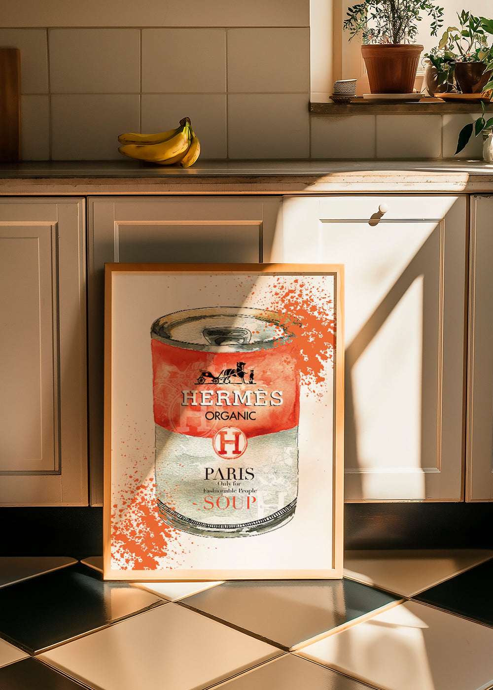 Sztuka do kuchni Hermès Soup ilustrowana puszka