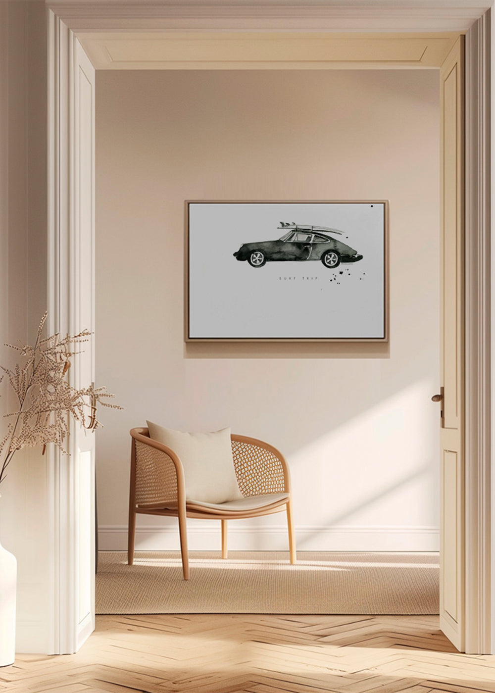 Sztuka sportowa: Porsche z deskami surfingowymi