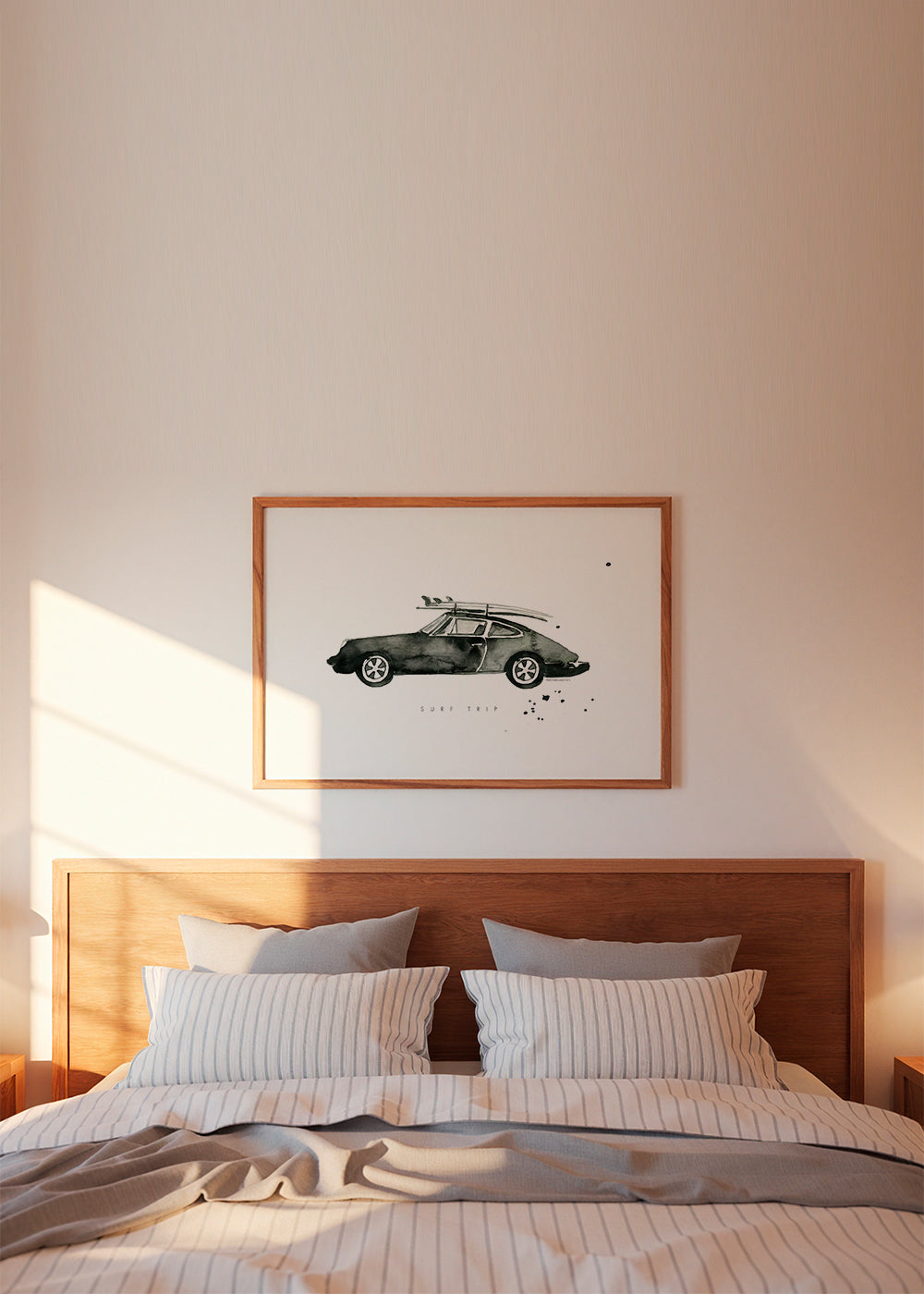 Sztuka sportowa: Porsche z deskami surfingowymi