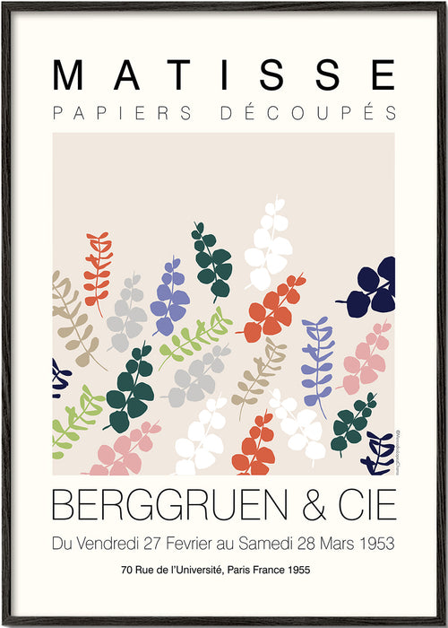 Plakat botaniczny Matisse wycinane liście
