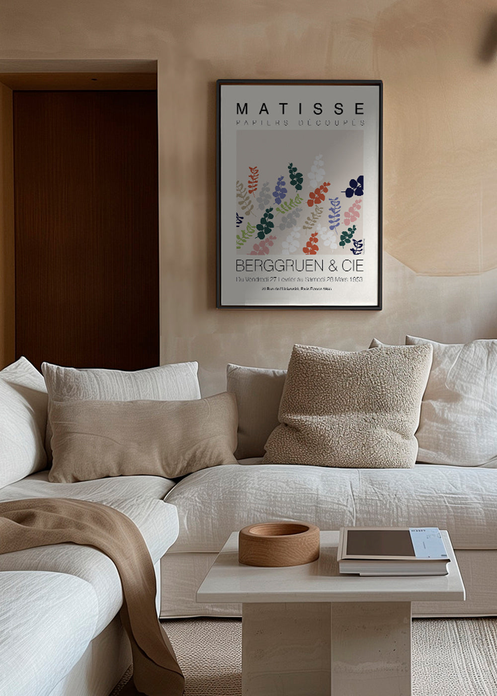 Plakat botaniczny Matisse wycinane liście